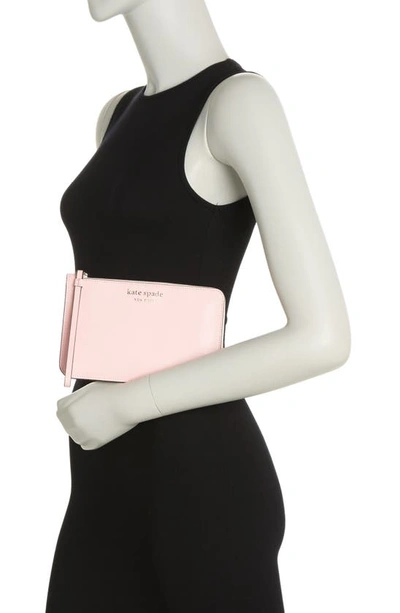 Kate Spade Cameron Medium Wristlet In Chalk Pink