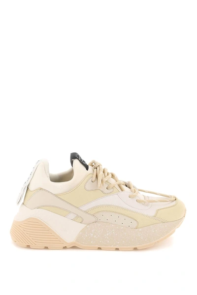 Shop Stella Mccartney Eclypse Sneakers In Multicolor White (beige)