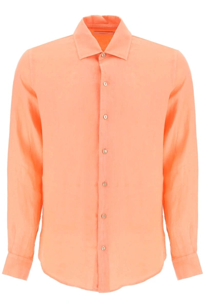 Shop Agnona Classic Linen Shirt