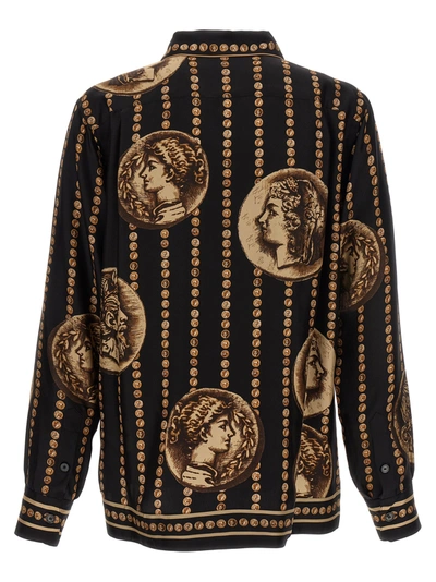 Shop Dolce & Gabbana Coin Print Shirt Shirt, Blouse Multicolor