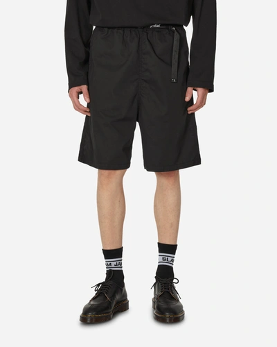Shop Kapital Combed Burberry Easy Shorts (rainbowy) In Black