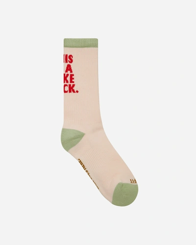 Shop Nike Everyday Plus Cushioned Crew Socks Guava Ice / Honeydew In Multicolor