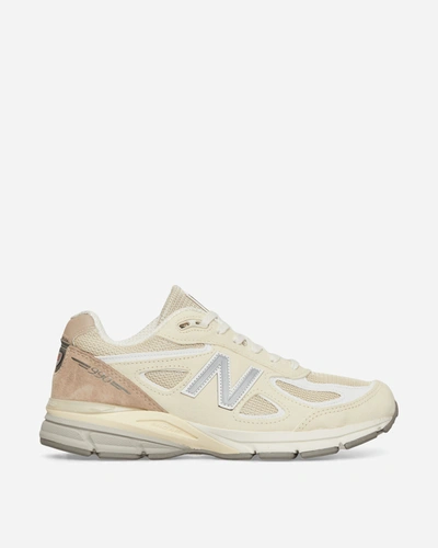 Shop New Balance Made In Usa 990v4 Sneakers Limestone In Multicolor
