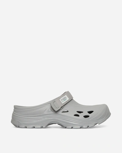 Shop Suicoke Mok Injection Sandals In Grey