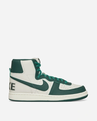 Shop Nike Terminator High Sneakers Noble Green In Multicolor