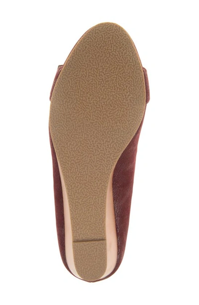 Shop Journee Collection Grayson Wedge Pump In Wine