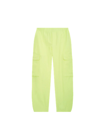 Pangaia Organic Cotton Linen Cargo Pants In Andes Green