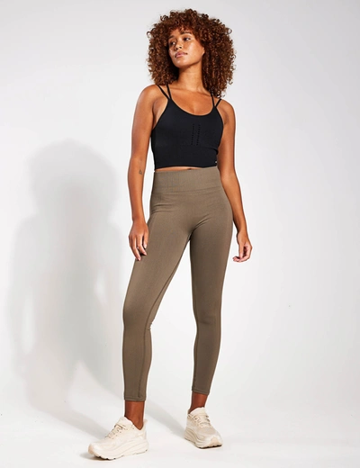 Shop Born India Seamless Legging In Brown