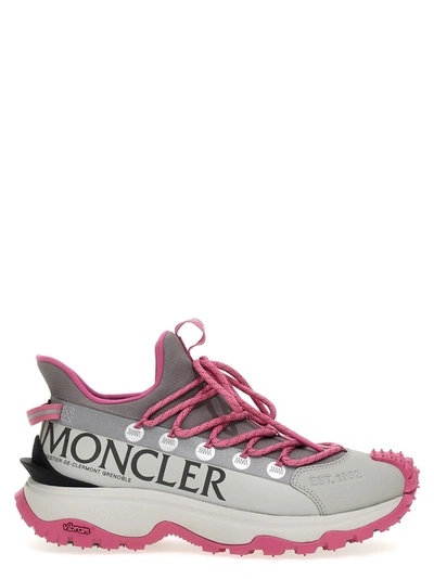 Shop Moncler Trailgrip Lite 2 Sneakers In Grey