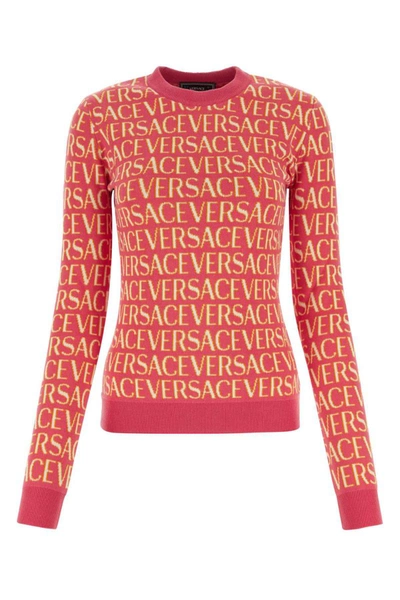 Shop Versace Knitwear In Printed