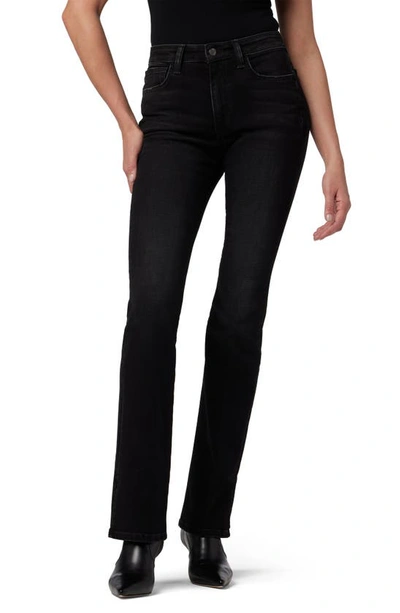 Joe's The Hi Honey Slit Hem High Waist Curvy Bootcut Jeans In Amber