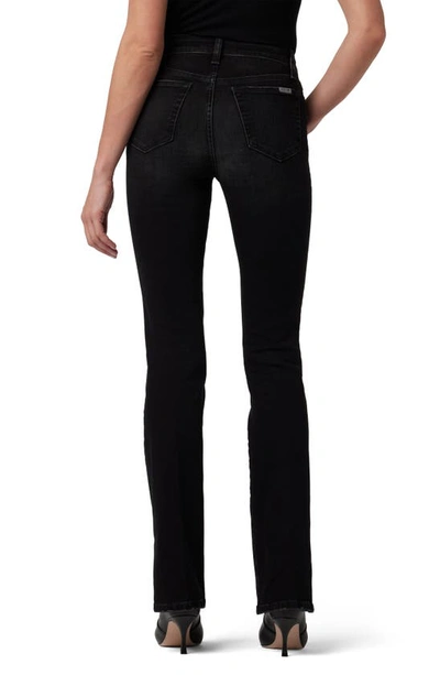 Joe's The Hi Honey Slit Hem High Waist Curvy Bootcut Jeans In Amber