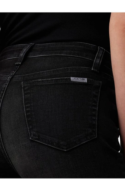 Joe's The Hi Honey Slit Hem High Waist Curvy Bootcut Jeans In Amber
