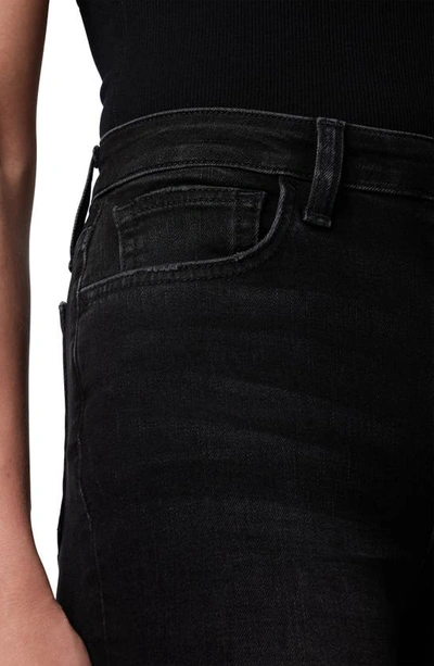 Joe's The Hi Honey Slit Hem High Waist Curvy Bootcut Jeans In Amber