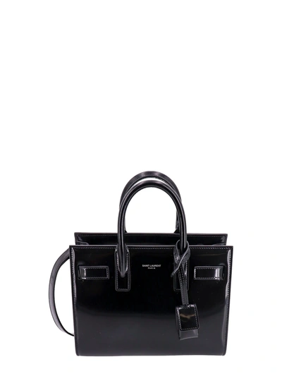 Shop Saint Laurent Sac De Jour Handbag In Black