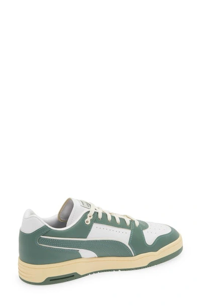 Shop Puma Slipstream Lo Vintage Sneaker In  White-eucalyptus