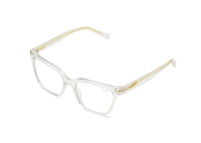 Shop Quay Ceo Blue Light In Milky Tortoise Lilac,clear
