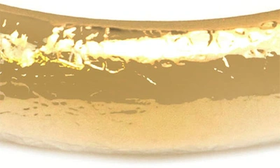 Shop Panacea Textured Hinge Bangle In Gold