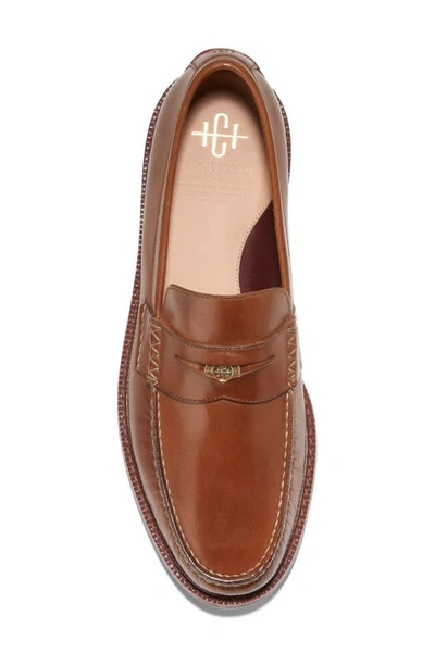 Shop Cole Haan American Classics Pinch Penny Loafer In Ch British Tan/ Ch Scotch