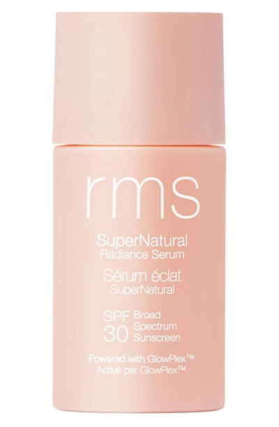 Shop Rms Beauty Supernatural Radiance Serum Broad Spectrum Spf 30 Sunscreen, 1 oz In Light Aura