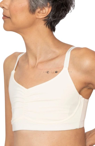 Shop Anaono Monica Full Coverage Post-surgery Pocketed Wireless Bra In Ivory