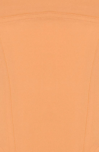 House Of Cb Flavia Sculpting Corset Top In Warm Apricot