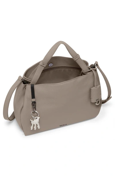 Tumi Marylea Leather Crossbody Bag In Taupe
