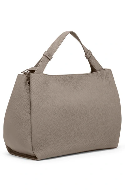 Shop Tumi Marylea Leather Crossbody Bag In Taupe