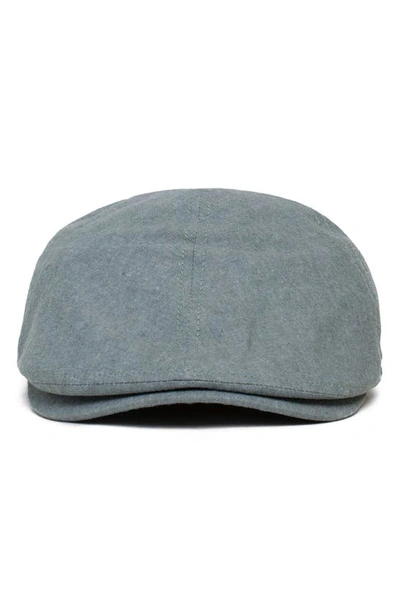 Shop Goorin Bros Andrew Klein Chambray Driving Cap In Green