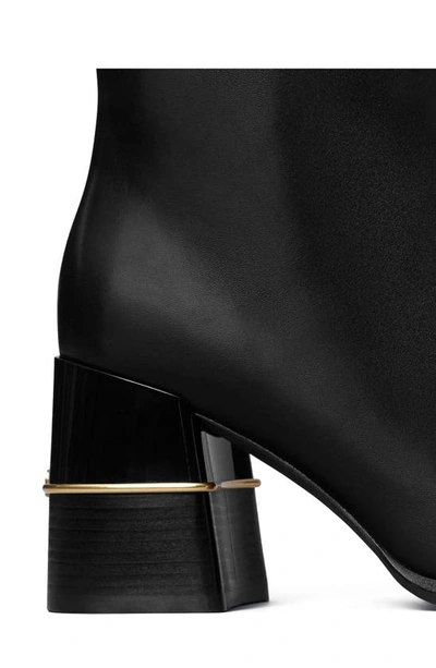 Tory Burch Leather Ankle Bootie In Perfect Black