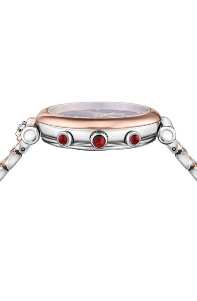 Ferragamo Ora Two-tone Bracelet Watch, 40mm In Two Tone