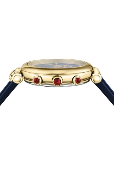 Ferragamo Ora Strap Watch In Blue