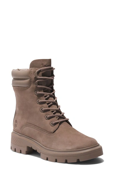 Shop Timberland Cortina Valley Waterproof Boot In Taupe Nubuck