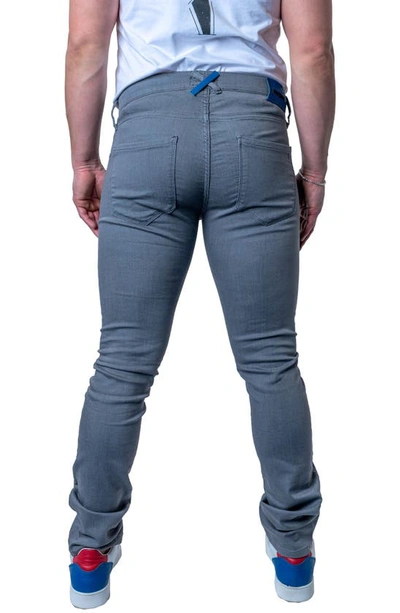 Maceoo Athletic Fit Stretch Jeans In Grey