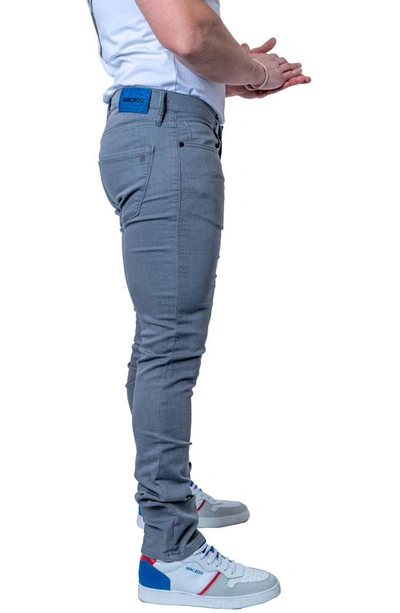 Maceoo Athletic Fit Stretch Jeans In Grey