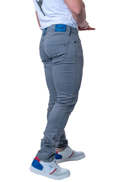 Maceoo Athletic Fit Stretch Jeans In Grey