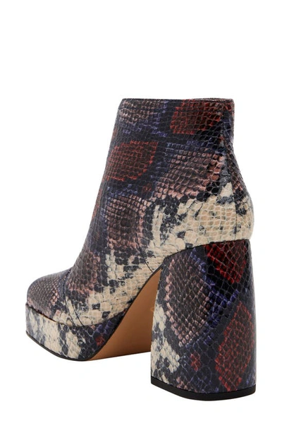 Shop Katy Perry The Uplift Platform Bootie In Red Multi