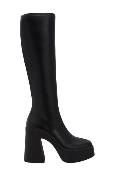 Katy Perry The Heightten Knee High Platform Boot In Black
