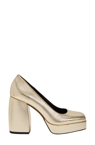 Shop Katy Perry The Uplift Platform Pump In Champagne