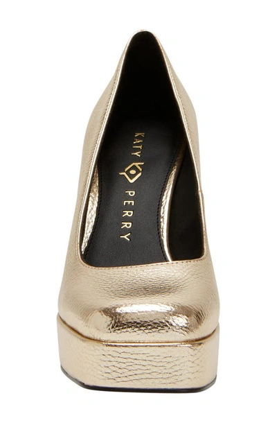 Shop Katy Perry The Uplift Platform Pump In Champagne