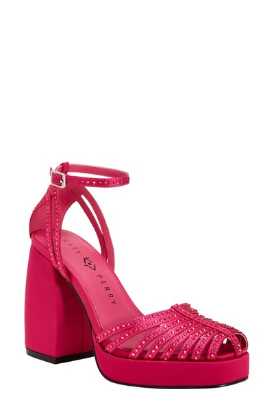 Shop Katy Perry The Uplift Platform Sandal In Luminous Pink