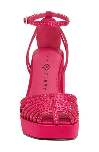 Shop Katy Perry The Uplift Platform Sandal In Luminous Pink