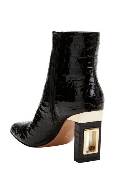 Shop Katy Perry The Hollow Heel Bootie In Black Patent