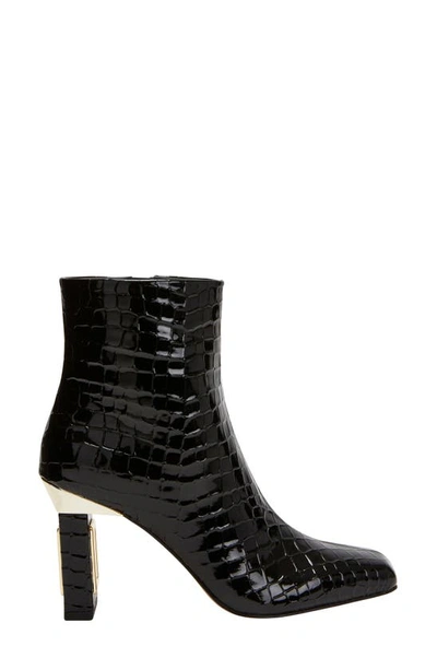 Shop Katy Perry The Hollow Heel Bootie In Black Patent