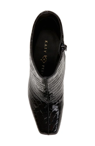 Katy Perry The Hollow Heel Bootie In Black Patent