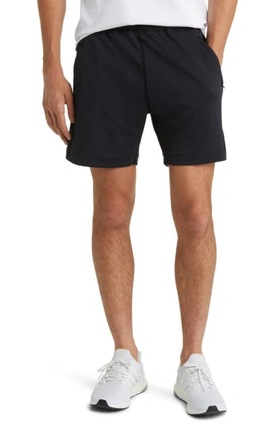 Shop Reigning Champ 6-inch Solotex® Mesh Shorts In Heather Black
