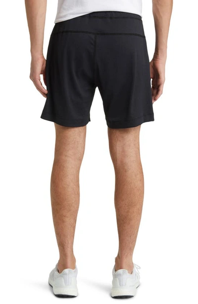 Shop Reigning Champ 6-inch Solotex® Mesh Shorts In Heather Black