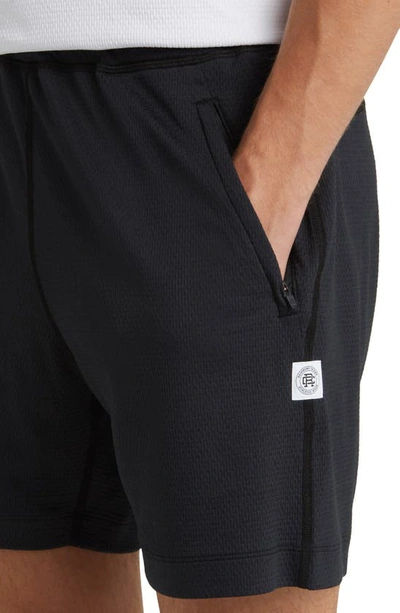 Reigning Champ 6-inch Solotex® Mesh Shorts In Heather Black