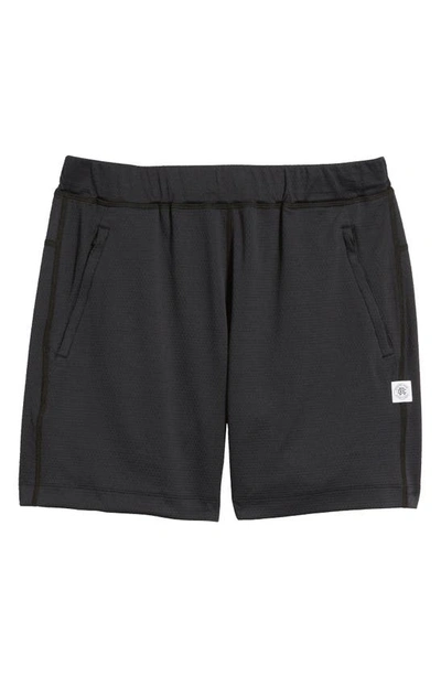 Reigning Champ 6-inch Solotex® Mesh Shorts In Heather Black