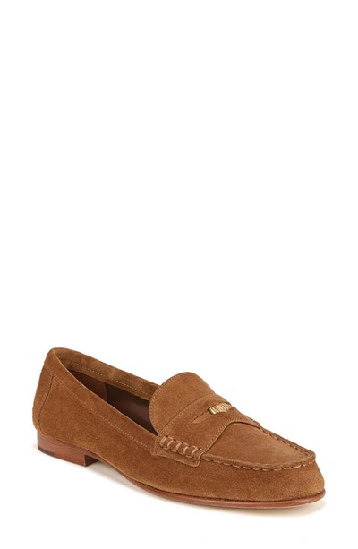 Shop Veronica Beard Penny Loafer In Hazelwood